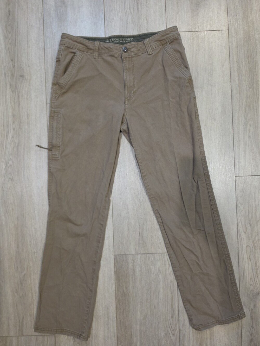 Legendary Outfitters Men's 34x34 Brown Stretch Canvas Utility Pants